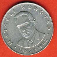 Polen 20 Zlotych 1976 Nowotko