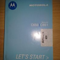 Beschreibung von Motorola C650, C651