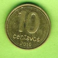 Argentinien 10 Centavos 2010