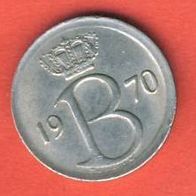 Belgien 25 Centimes 1970 Belgie