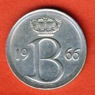Belgien 25 Centimes 1966 Belgique