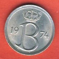 Belgien 25 Centimes 1974 Belgique