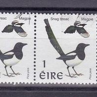 Irland Mi. Nr. 1016 - 3-fach waagerecht - Einheimische Vögel: Elster o <