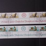 DDR Nr 3265-66 mit Sonderstempel und Inschrift