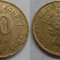 Hong Kong 10 Cents 1986 ## Li9