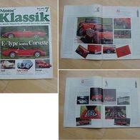 Motor Klassik 7/1989 E-Type kontra Corvette