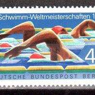 Berlin 1978 Mi. 571 * * Schwimm-Weltmeisterschaften Postfrisch (pü2537)