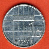 Niederlande 1 Gulden 1987