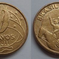 Brasilien 10 Centavos 2011 ## S6