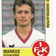 Panini Fussball 1989 Markus Schupp 1. FC Kaiserslauten Bild Nr 142