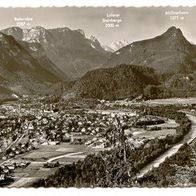Bayern 1950er Jahre - Bad Reichenhall, echte Fotografie Ansichtskarte, AK Postkarte