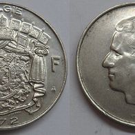 Belgien 10 Franc 1972 "Belgie" ## B6