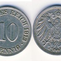 10 Pfennig 1913 A (#308)