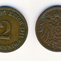 2 Pfennig 1911 A (#291)