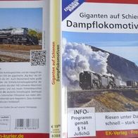dvd ek Giganten auf Schienen Dampflokomotiven 1 Scheibe