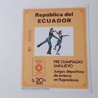 Ecuador Block 110 B Postfrisch ungezähnt