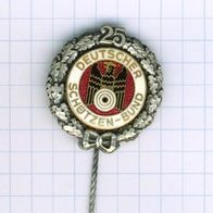 25 Jahre Deutscher Schützenbund Anstecknadel Pin :