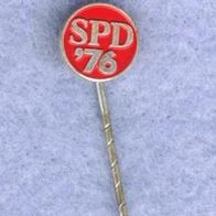 SPD 1976 Partei Anstecknadel Abzeichen Nadel :