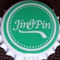 Jing Pin Brauerei Bier Kronkorken neu und unbenutzt aus China 2016 in grün-weiss
