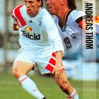 Panini Trading Card Andreas Thom Deutschland DFB ran WM 1994 Bayer Leverkusen