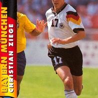 Action by Panini Trading Card Christian Ziege Deutschland DFB FC Bayern München