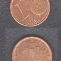 1 Cent Umlaufmünze Italien von 2002