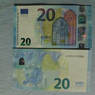 1 Geldschein 20 Euro Draghi 2015 kassenfrisch UF oder RA