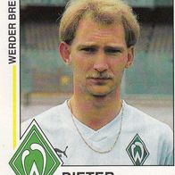 Panini Fussball 1991 Dieter Eilts Werder Bremen Nr 27