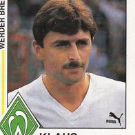 Panini Fussball 1991 Klaus Allofs Werder Bremen Nr 31