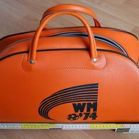 Vintage Sporttasche WM 74 seltenes rares Sammlerstück