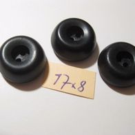 3 Kunststoffknöpfe Farbe siehe Foto 17x8mm 2 Loch a 2mm Nr 44 Rest