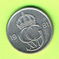 Schweden 50 Öre 1981