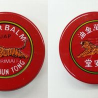 Original Tiger Balm Blechdose leer von1994 Miniatur, ohne BarCode