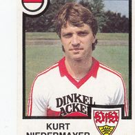 Panini Fussball 1984 Kurt Niedermayer VFB Stuttgart Bild 349