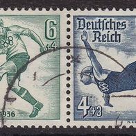 Deutsches Reich W 105 o Zusammendruck #027446