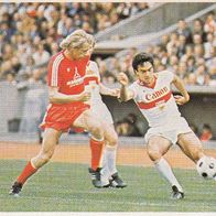 Bergmann 1980/ 81 VfB Stuttgart Hansi Müller - FC Bayern München Weiner Nr 158
