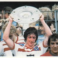 Bergmann Fußball 1983 /84 Hamburger SV Hanse / Magath Deutscher Meister Nr 5