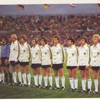 Bergmann Fußball WM 1978 Mannschaftsbild Deutschland Nr 6