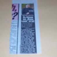 Bino - Mama Leone Bericht Clippings Sammlung #372