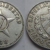 Kuba 5 Centavos 1968 ## B12