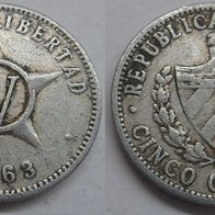 Kuba 5 Centavos 1963 ## B13