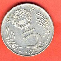 Ungarn 5 Forint 1985 Kossuth