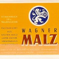 ALT ! Bieretikett Brauerei Achern Schwarzwald für Brauerei Wagner Offenburg