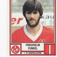 Panini Fussball 1982 Friedhelm Funkel 1. FC Kaiserslautern Bild 208