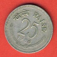 Indien 25 Paise 1986