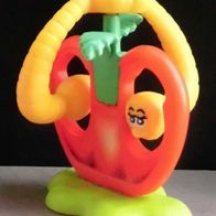 Ü-Ei Spielzeug 2005 - Ein Apfel pro Tag macht ... - Ständer hellgrün + BPZ S-71