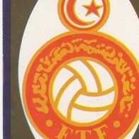 Americana Fußball WM 1978 Wappen Tunesien Nr 150