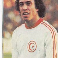 Americana Fußball WM 1978 Kaabi Tunesien Nr 156