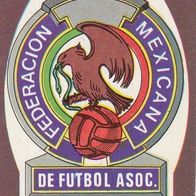 Americana Fußball WM 1978 Wappen Mexiko Nr 168