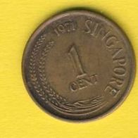 Singapur 1 Cent 1971
